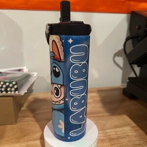 New Labubu monster stitch flip top tumbler 20oz New